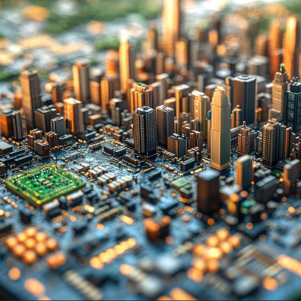 Model of a city