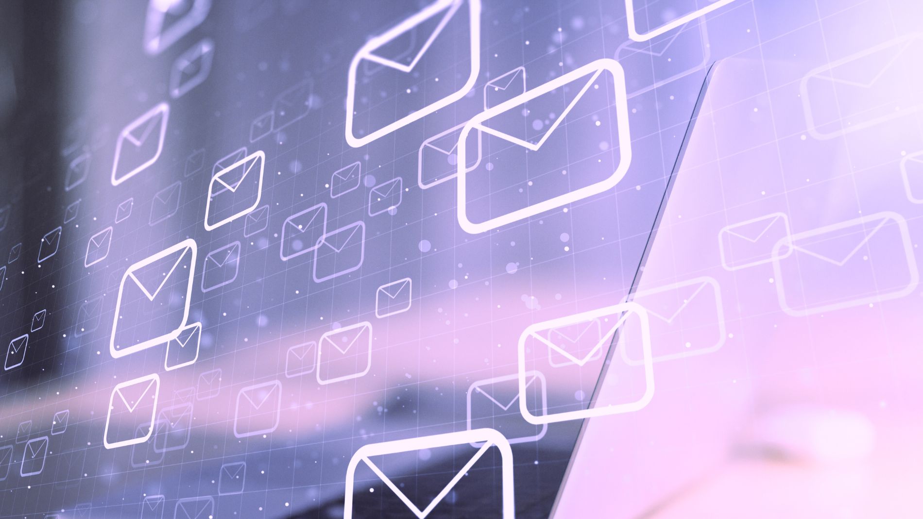 Many envelope icons