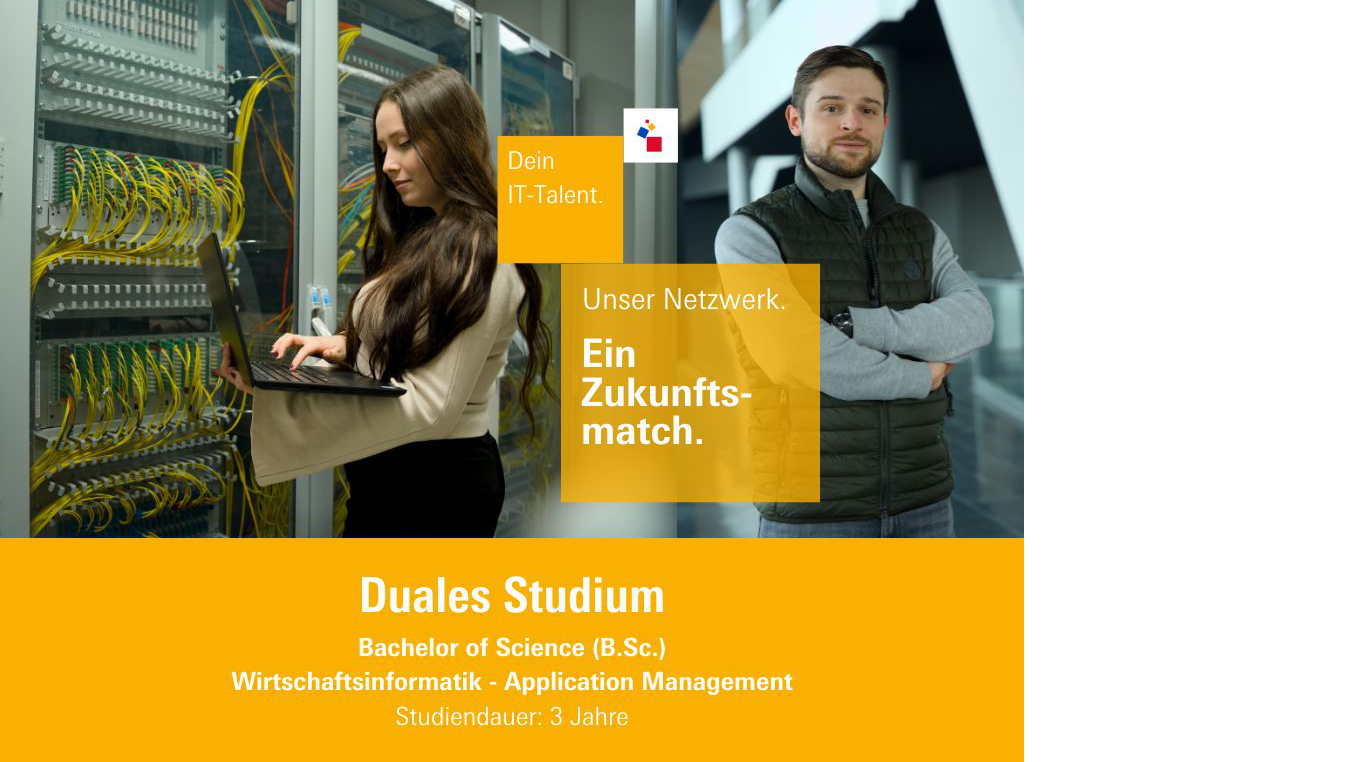 Bild zeigt Studierende bei der Messe Frankfurt