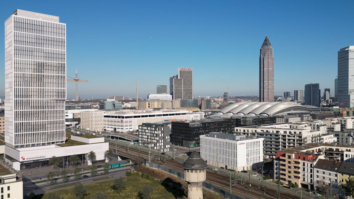 Messeplatz Entrance aerial image (Source: Video Gustav Zech Stiftung)