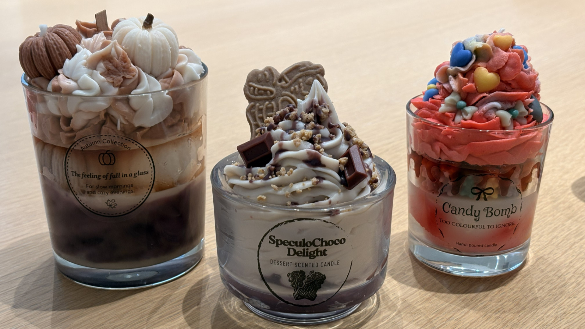 Kerzen, hergestellt von Lena Bruns