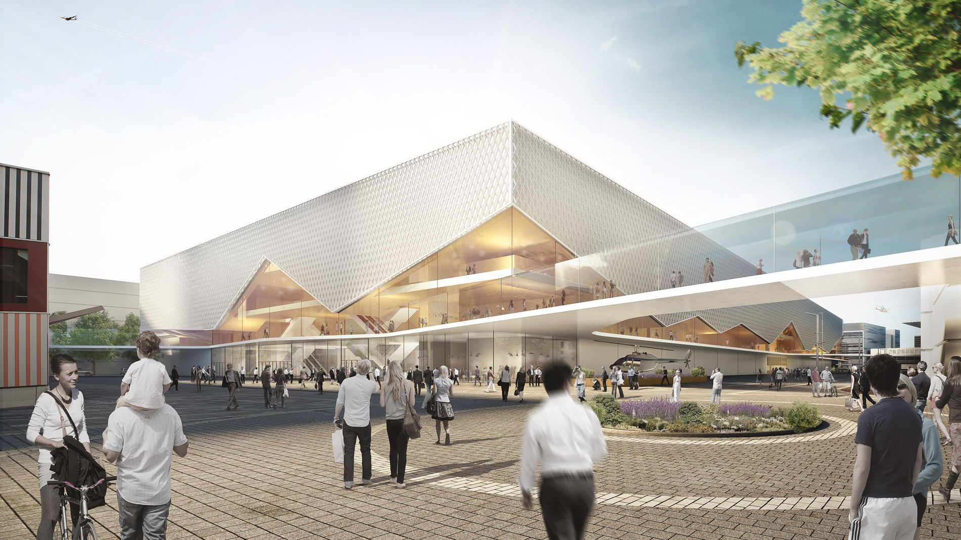 Halle 12 - Rendering kadawittfeldarchitektur