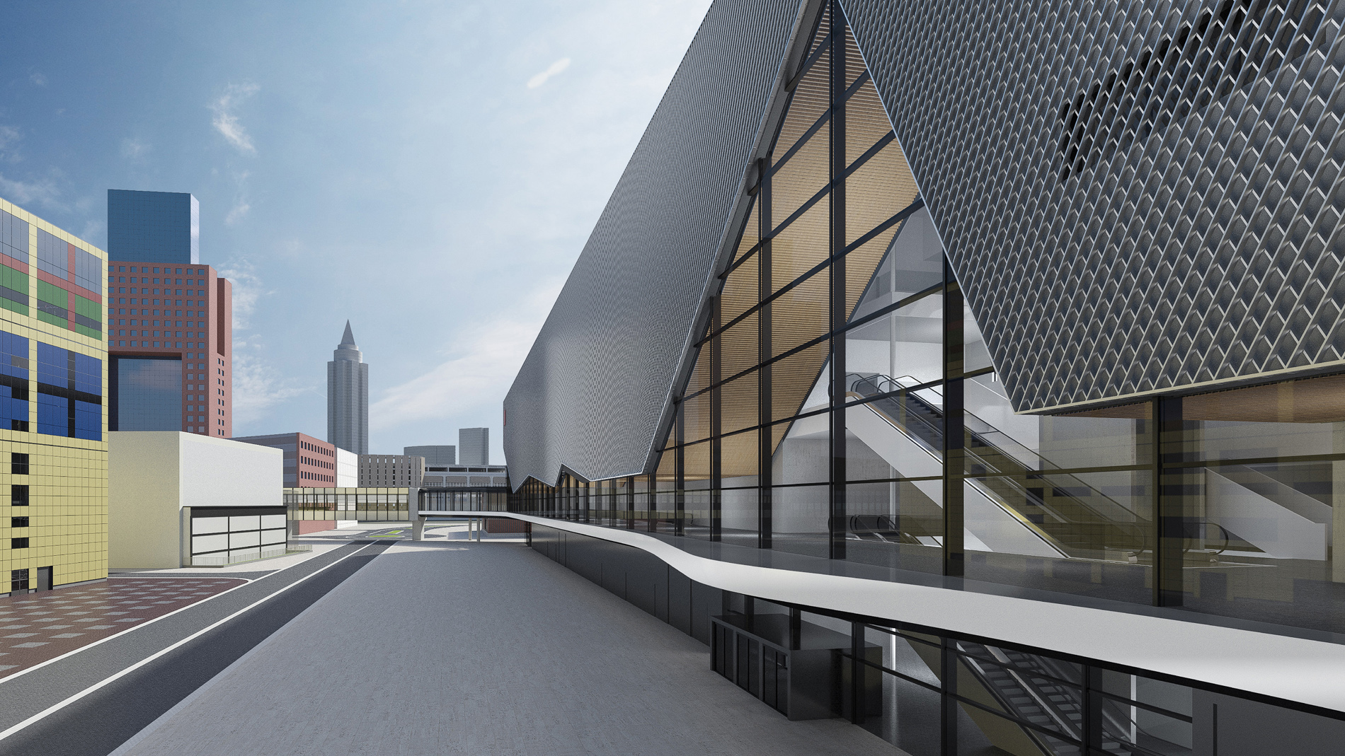 Halle 12 - Rendering kadawittfeldarchitektur
