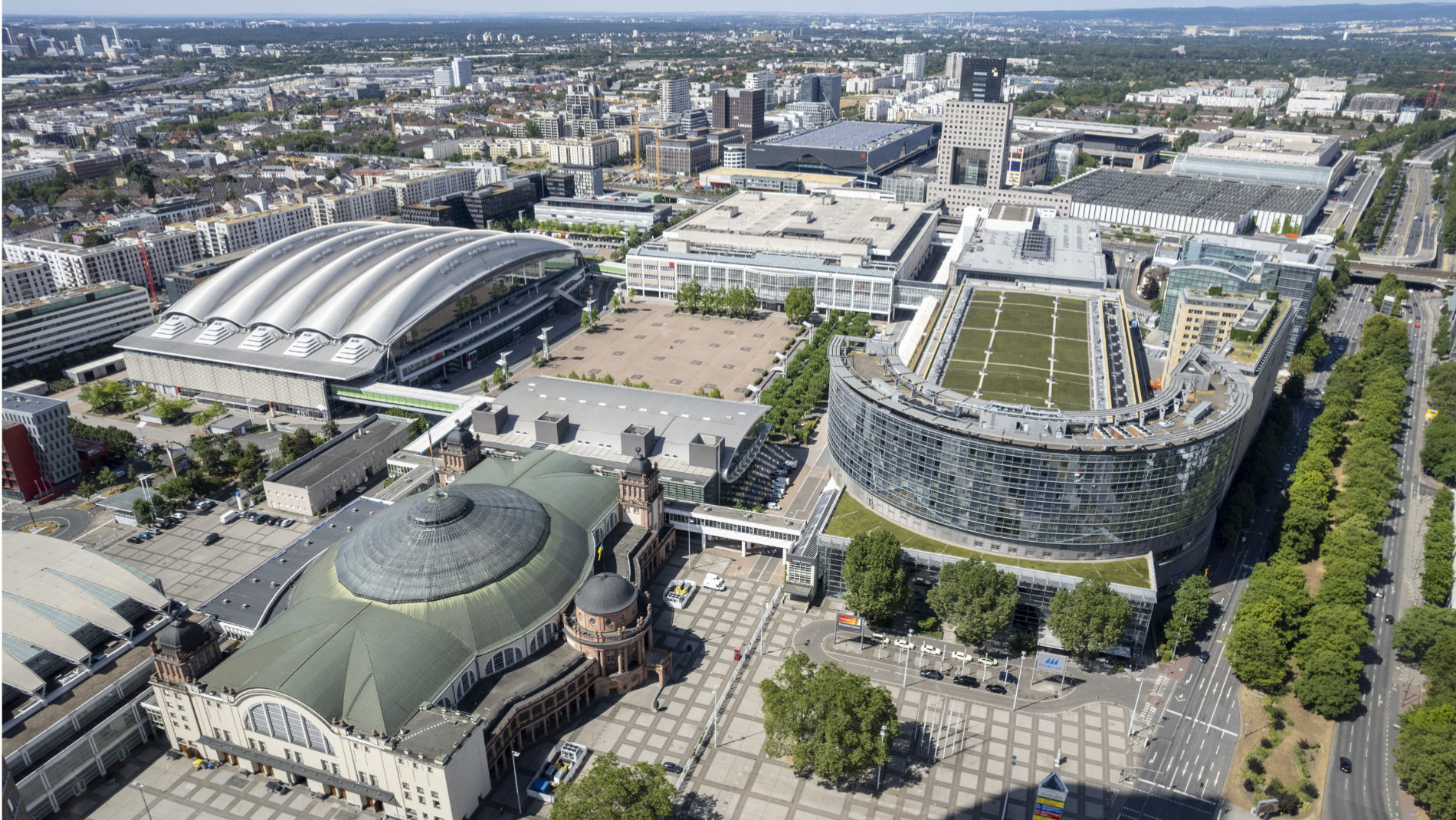 Messe Frankfurt – Überblick Gelände