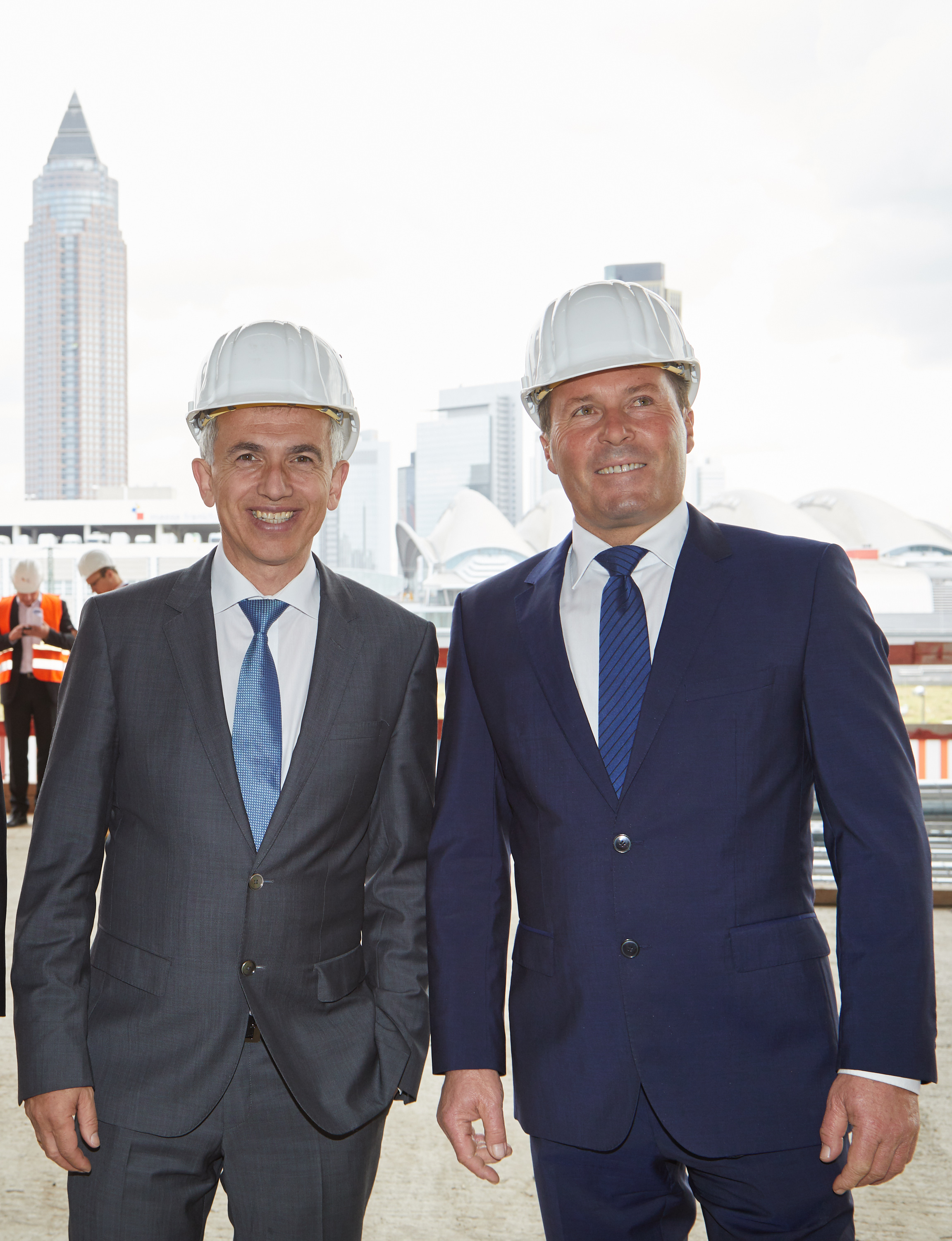 Baustellen-Führung mit Peter Feldmann