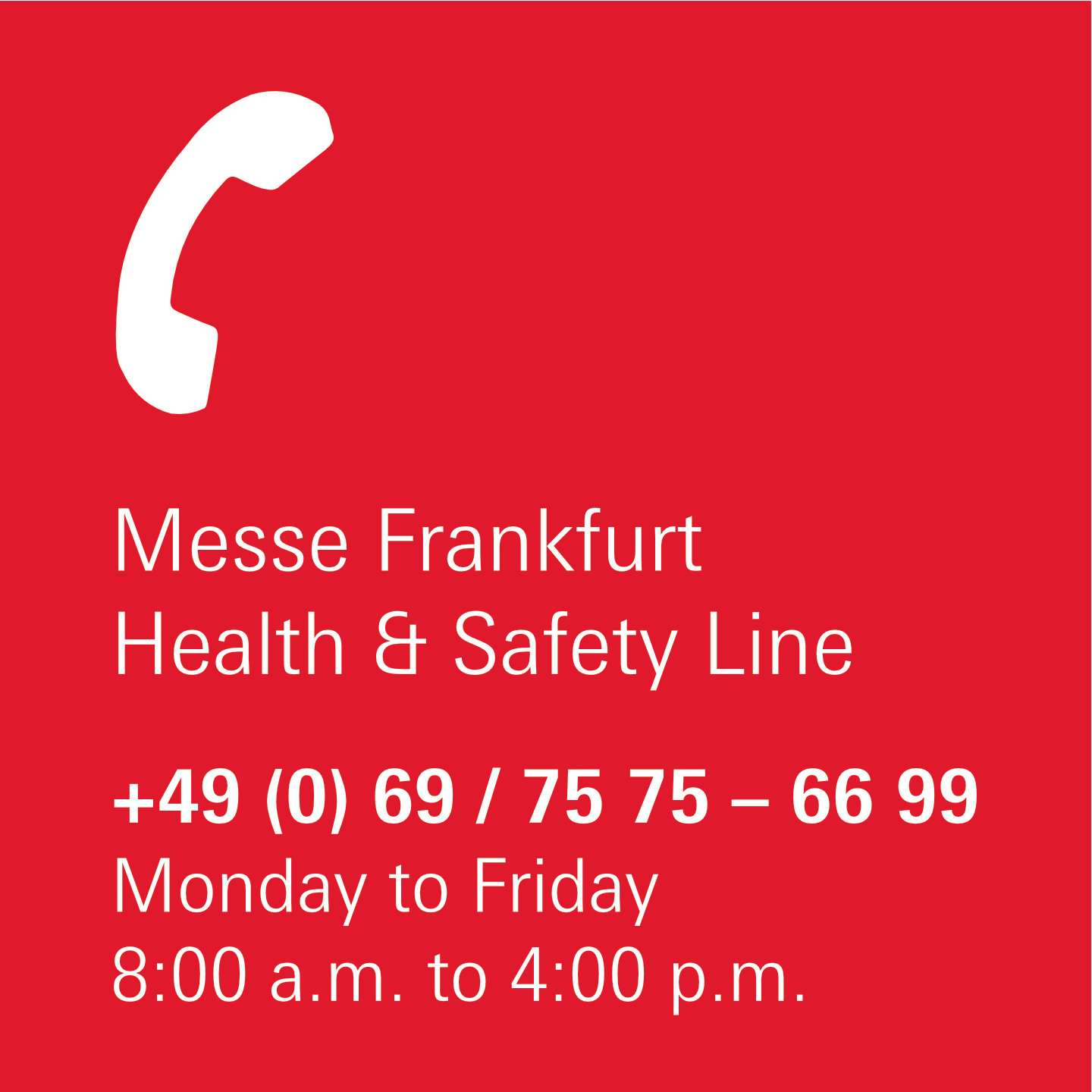 Health and Safety Line