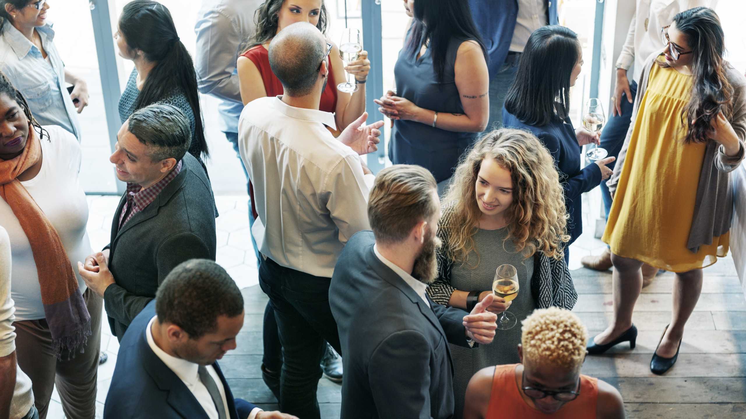 Standparty bei der Messe Frankfurt