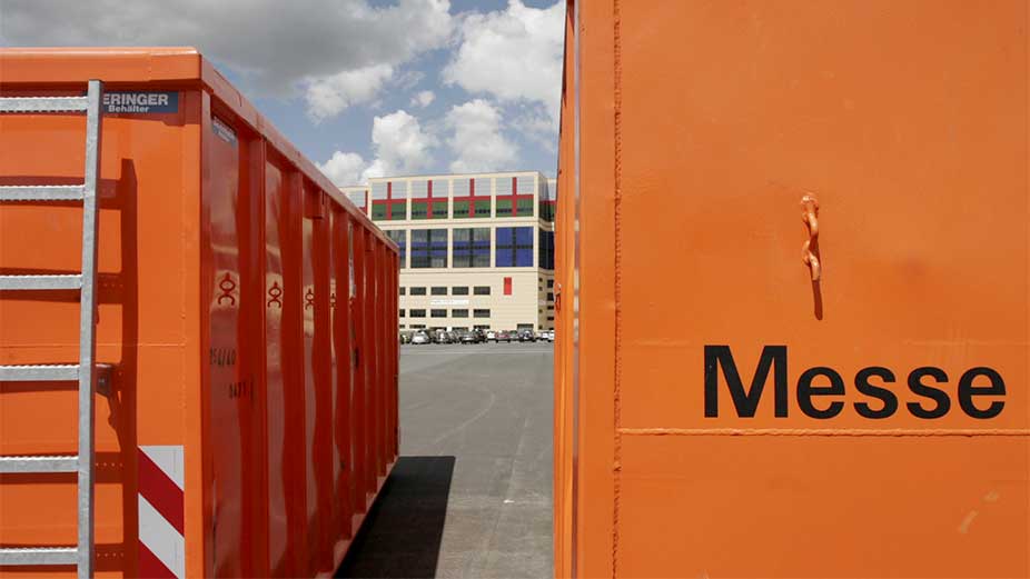Container- und Versorgungsstellplätze