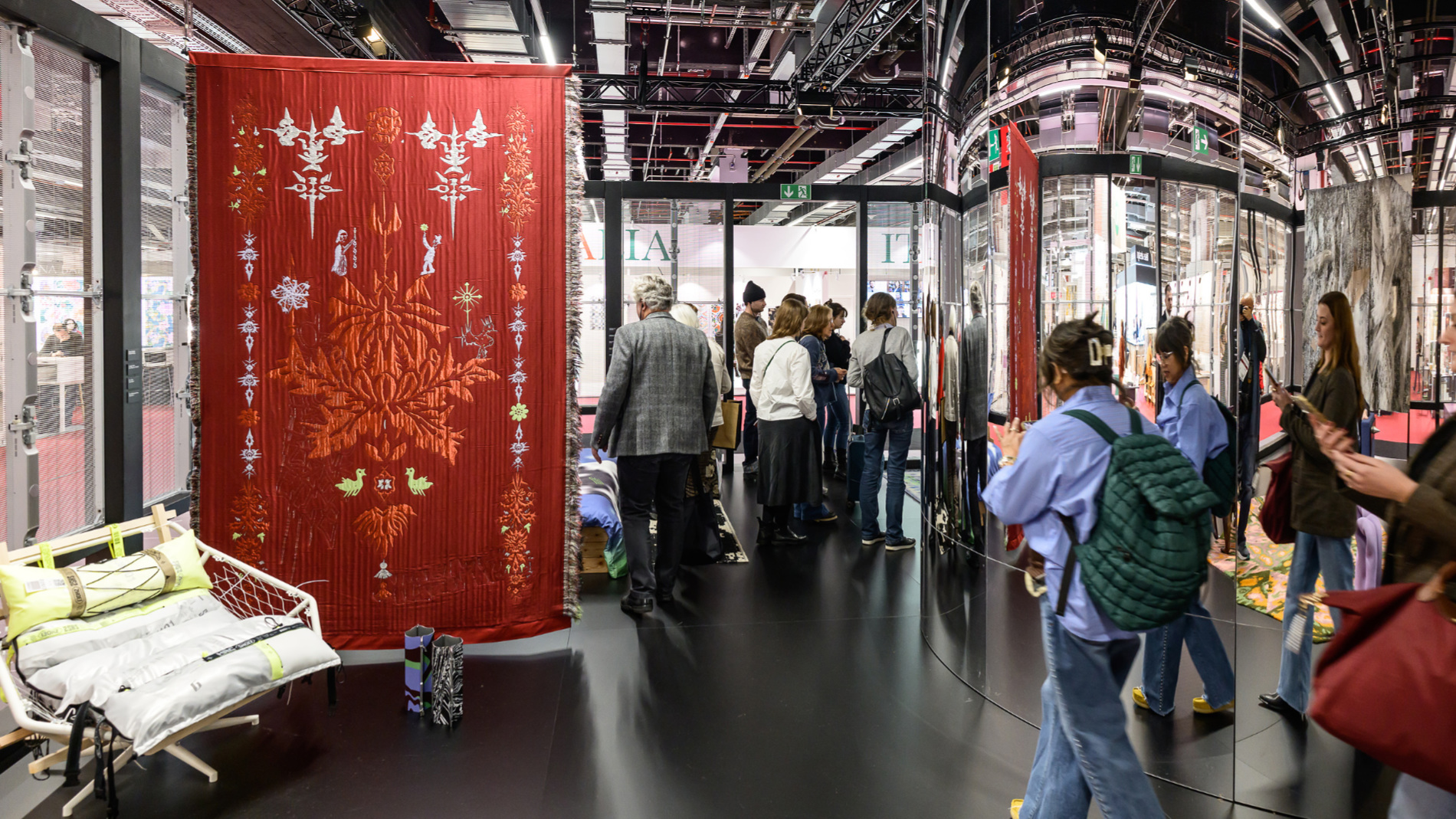 Die Heimtextil 2026 bot Austausch, Inspiration und Orientierung in einem sich wandelnden Markt. Foto: Messe Frankfurt / Pietro Sutera