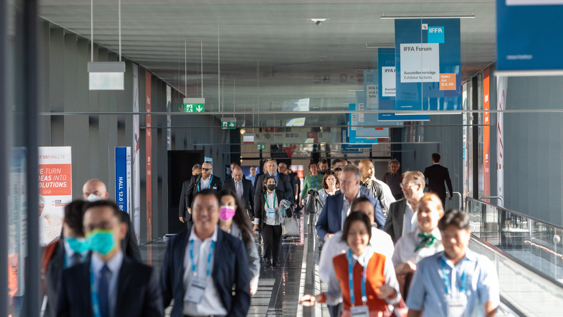 IFFA 2022: Industry participants from 129 countries took advantage of the extensive range of products and services on offer.  (Source: Messe Frankfurt / Jochen Günther)